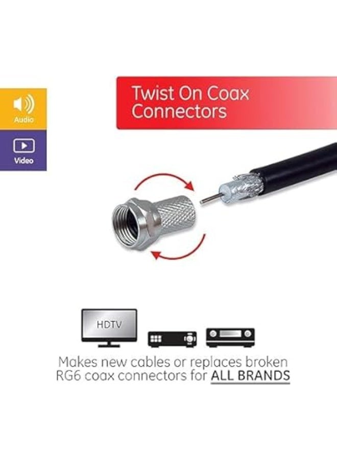 Shower Wire Connecting Nut, Shower Cable Nut, Easy Installation, Stable Signal and Uninterrupted Viewing Experience (6 Pack) - Image 4